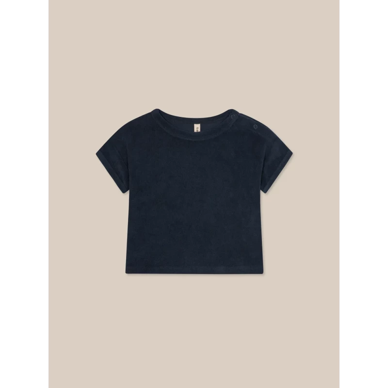 T-shirt en éponge - Navy