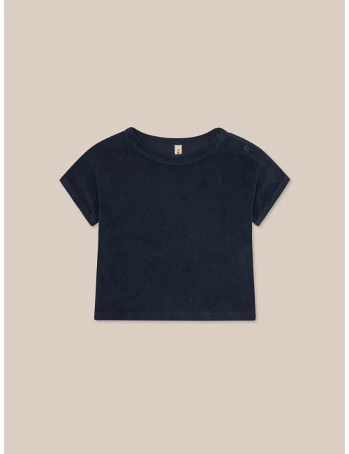 T-shirt en éponge - Navy