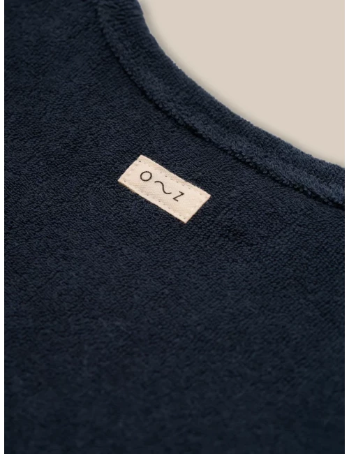 T-shirt en éponge - Navy