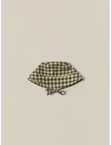 Bob - Olive Gingham Bucket