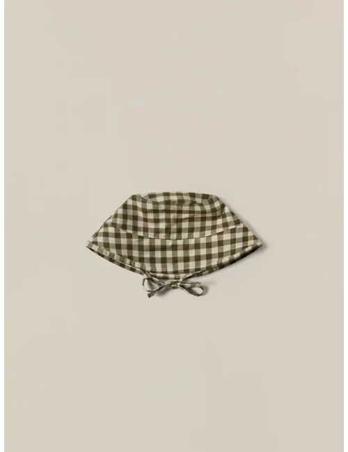Bob - Olive Gingham Bucket
