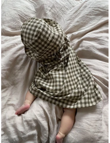 Bob - Olive Gingham Bucket