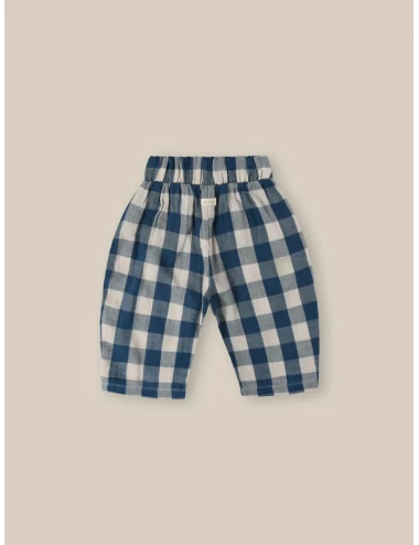Pantalon - Pottery Blue Gingham Fisherman