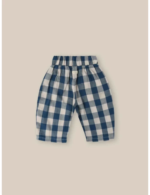Pantalon - Pottery Blue Gingham Fisherman