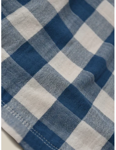 Pantalon - Pottery Blue Gingham Fisherman