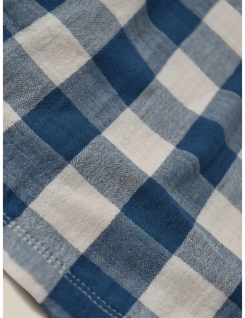 Pantalon - Pottery Blue Gingham Fisherman