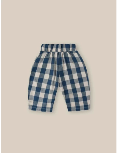 Pantalon - Pottery Blue Gingham Fisherman
