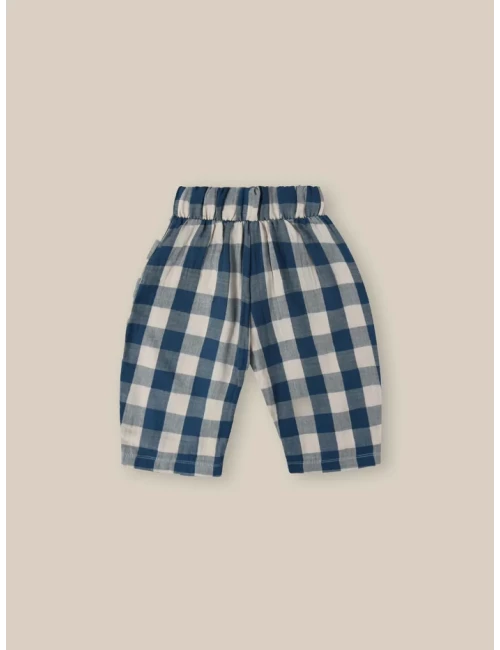 Pantalon - Pottery Blue Gingham Fisherman