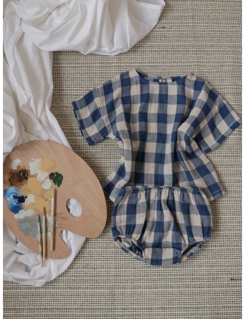 Bloomer - Pottery Blue Gingham
