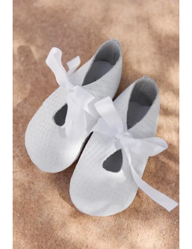 Chaussons - Cuir noeuds