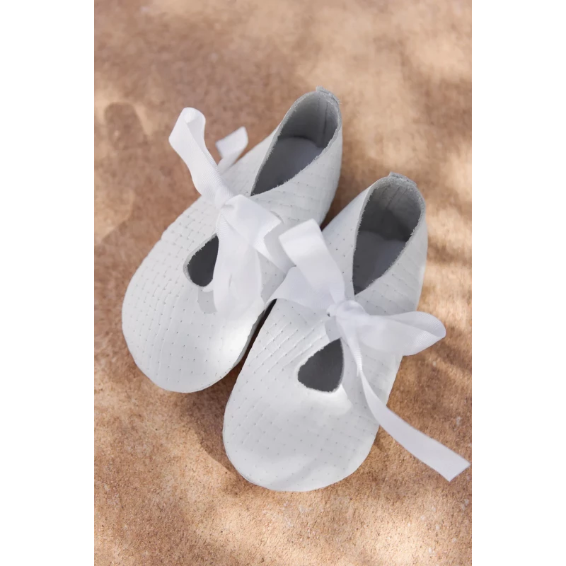 Chaussons - Cuir noeuds