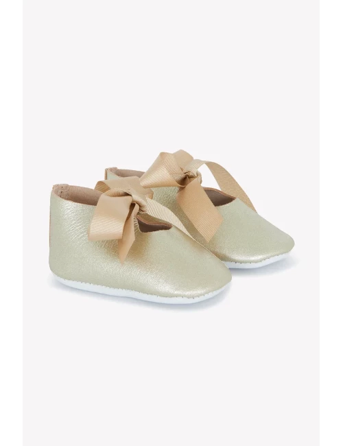 Chaussons - Cuir noeuds