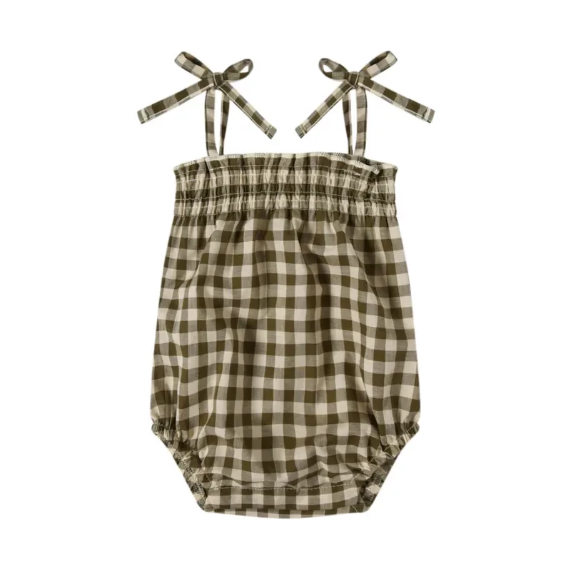 Combinaison vichy - Olive Gingham
