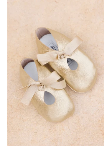 Chaussons - Cuir noeuds