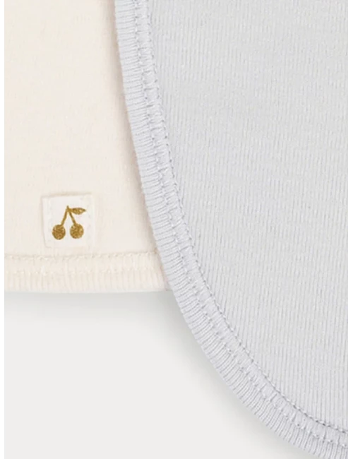 Lot de 3 bavoirs en coton bébé