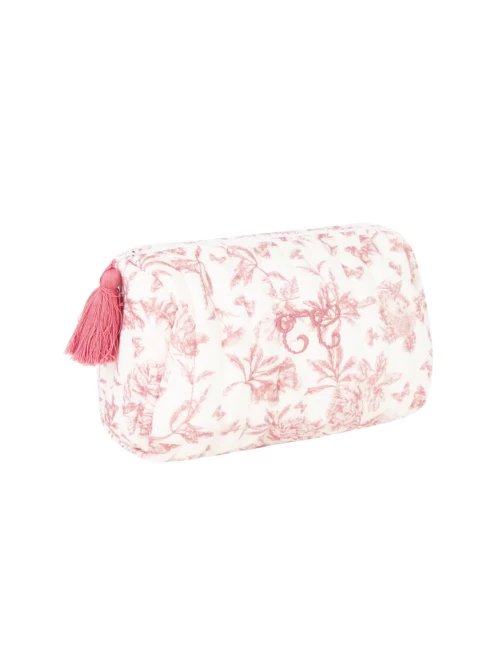 Trousse de toilette - Toile de Jouy
