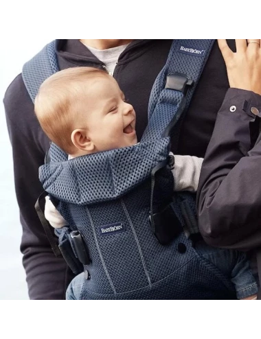 Porte-bébé Mini - Mesh bleu marine