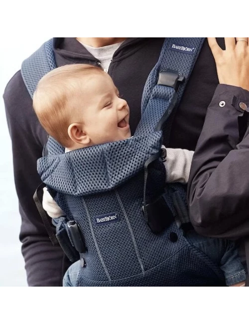 Porte-bébé Mini - Mesh bleu marine