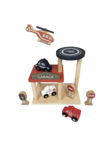 Garage avec voitures