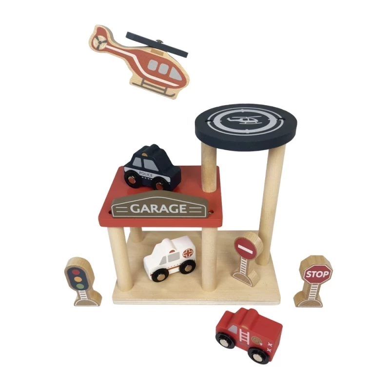 Garage avec voitures