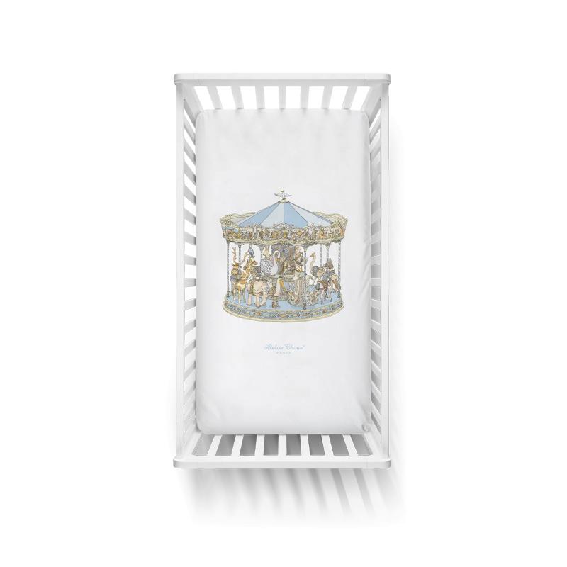 Drap housse - Carousel Blue (70x140)