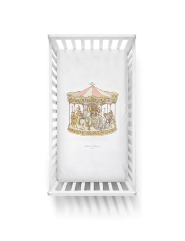 Drap housse - Carousel Pink (70x140)