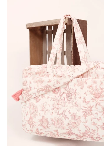 Sac à langer - Toile de Jouy