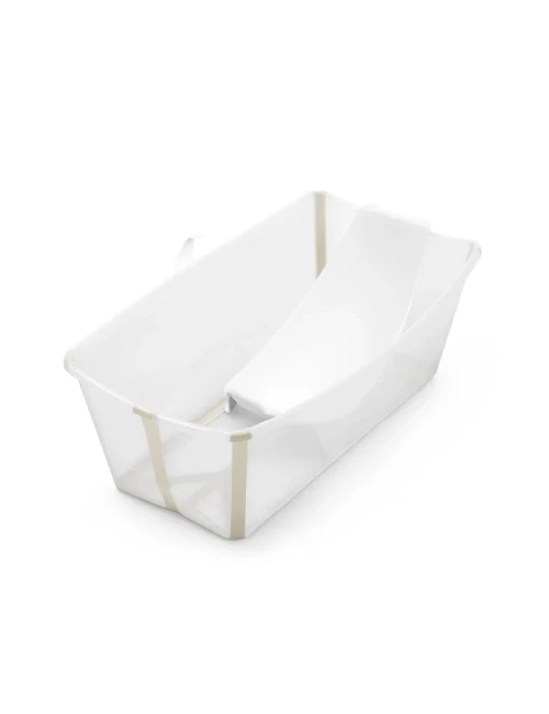 Baignoire pliable bébé + transat (sable)