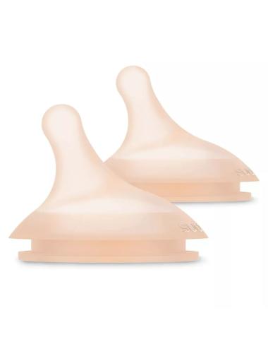TETINES POUR BIBERON ANTI-COLIQUE Zerø.Zerø Débit Moyen / M