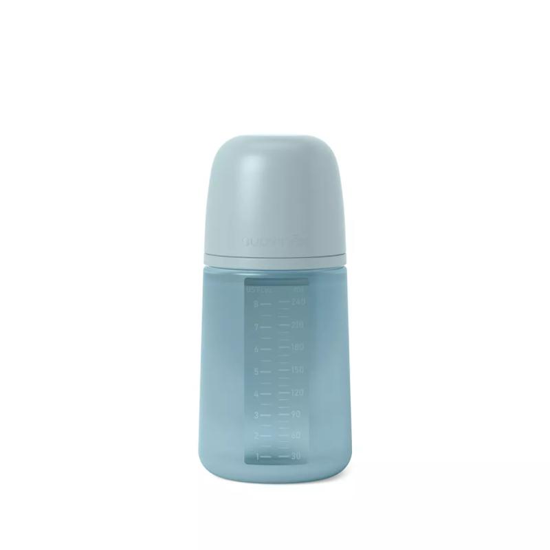 Biberon Silicone - Couleur Essence Bleu 250ml