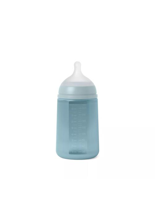 Biberon Silicone - Couleur Essence Bleu 250ml