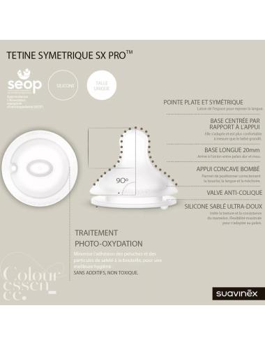 Biberon silicone - Rose coulour essence 250ml