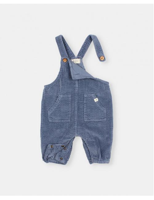 Salopette Corduroy - Artic Blue