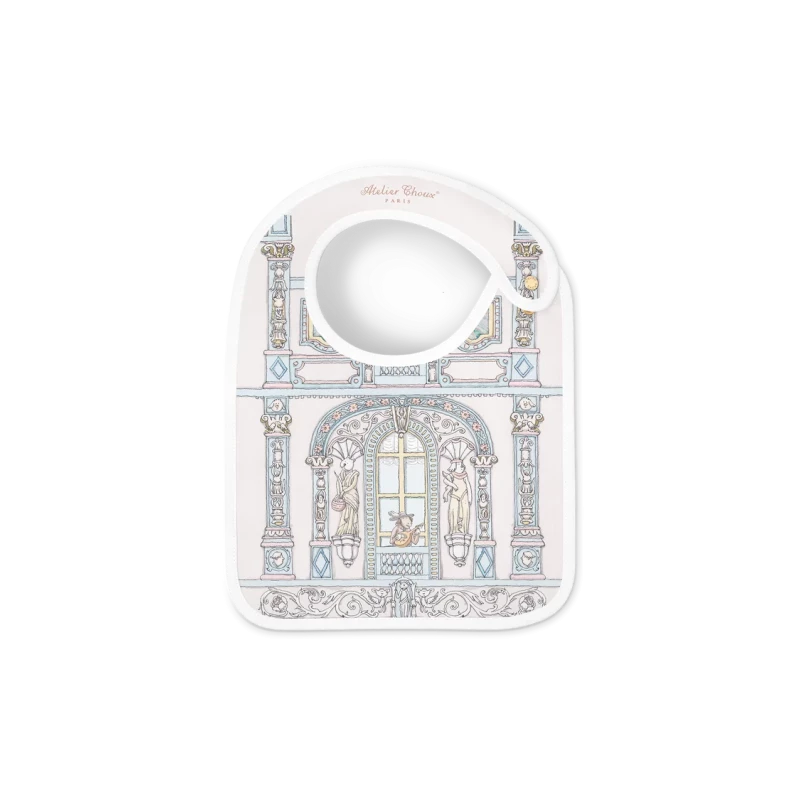 Bavoir en satin - Chateau Choux