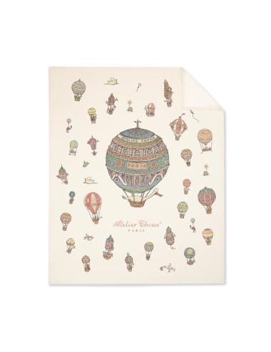 Couverture en cachemire - Hot Air Balloons