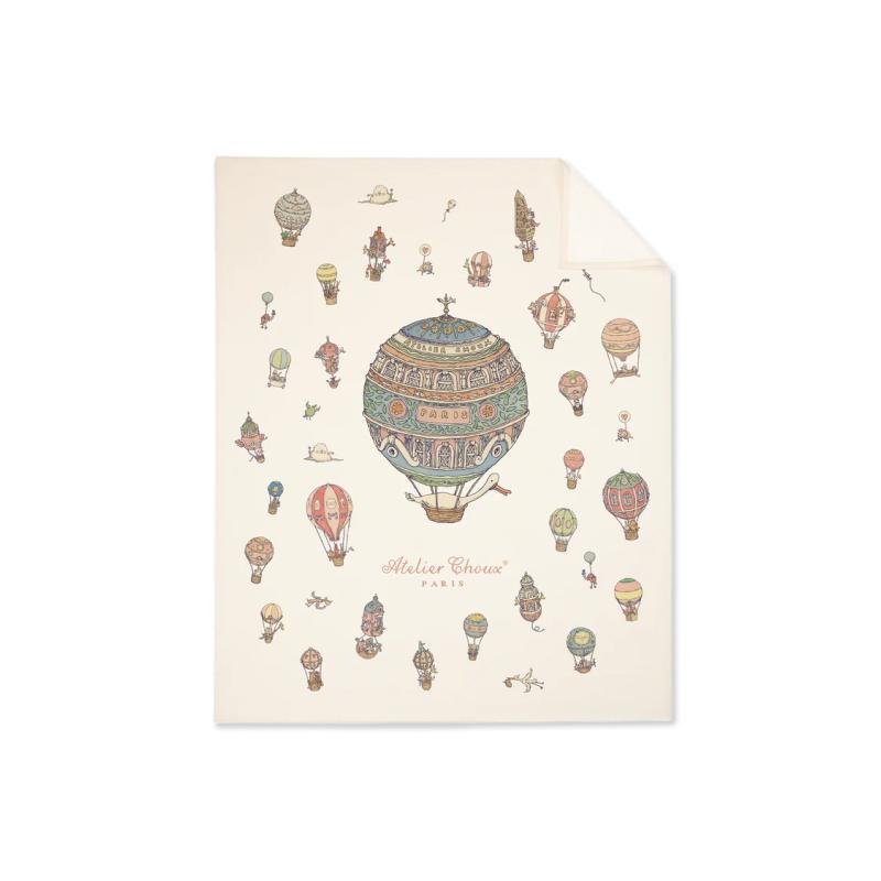 Couverture en cachemire - Hot Air Balloons