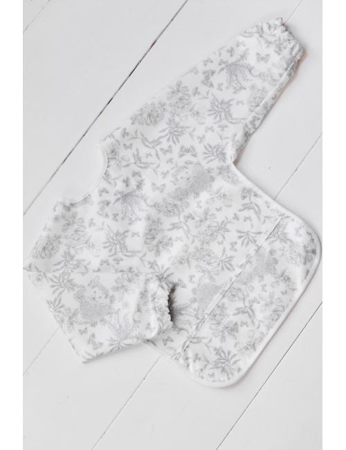 Bavoir manche longue - Enduit TDJ gris