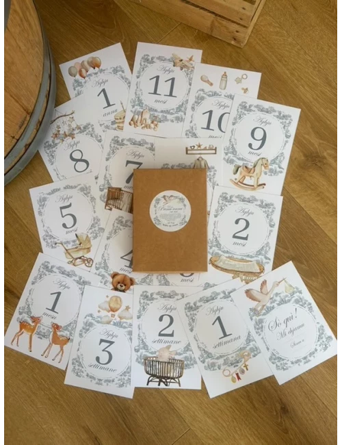 Cartes étapes - Toile de Jouy