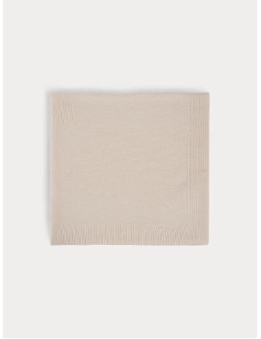 Couverture en cachemire bébé blanc lait