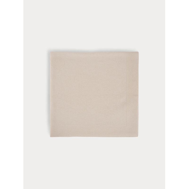 Couverture en cachemire bébé blanc lait