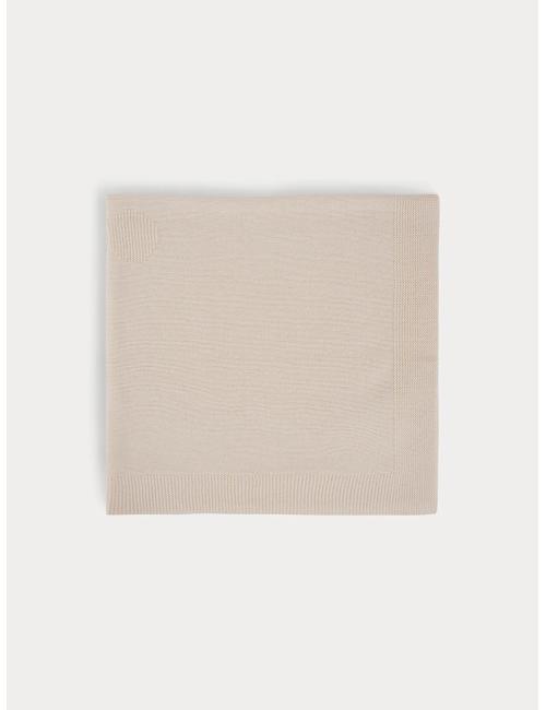 Couverture en cachemire bébé blanc lait