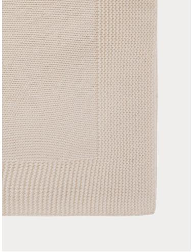 Couverture en cachemire bébé blanc lait