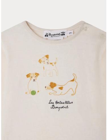 T-shirt Tahsin à imprimé Chiots