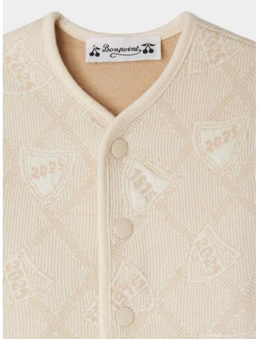 Sweat Eris matelassé motif jacquard