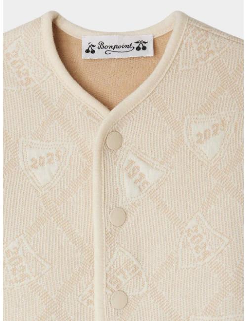 Sweat Eris matelassé motif jacquard