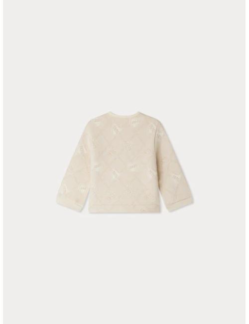 Sweat Eris matelassé motif jacquard