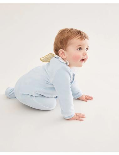 Pyjama Velour Angel Wing - Gold & MC Blue