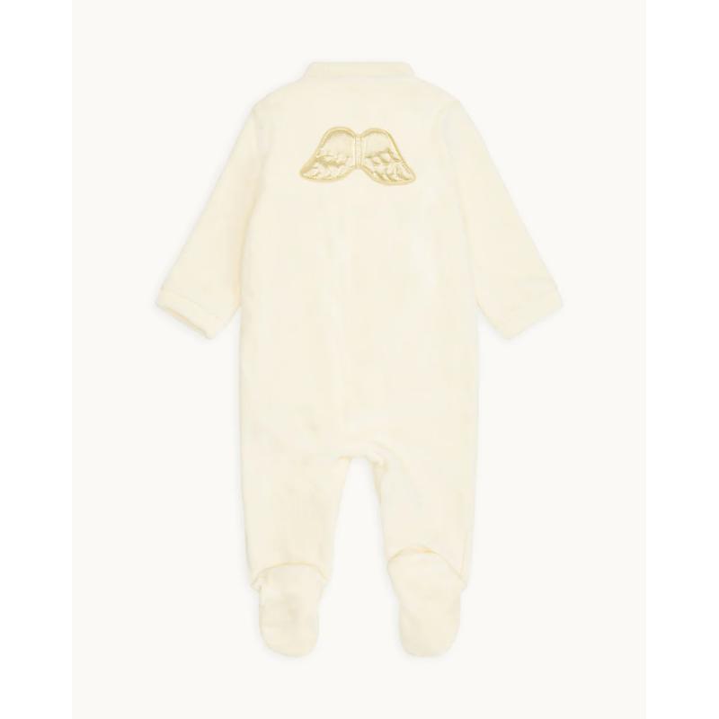 Pyjama Velour Angel Wing - Gold & Cream
