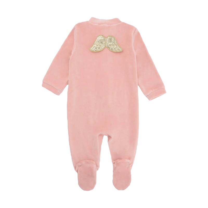 Pyjama Velour Angel Wing - Gold & Dusty Pink
