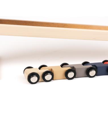 Voitures glissantes avec cloche
